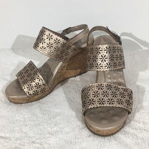 Walking Cradles Elite Open Toe Wedges - 9W